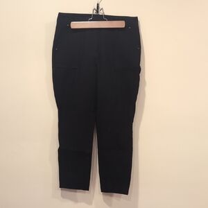 White House Black Market Women's Black Cropped Pants